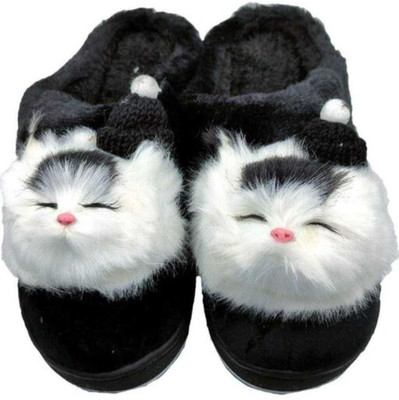 shoptegic Women Slippers(Black , 8)