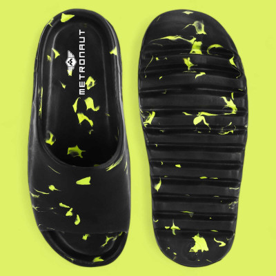 M7 By Metronaut Men Slides(Yellow , 8)