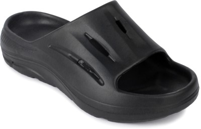 PeniLo Men Slides(Black , 9)