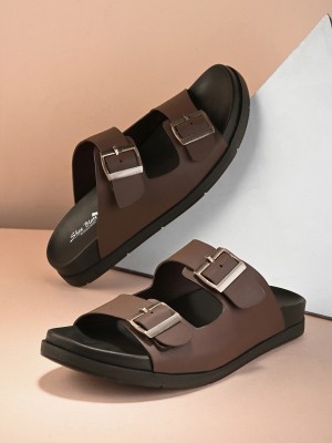 SHOE BLATE Men Men's slippers|Sandal|Doctor padding|high comfort|3 color option Slides(Brown 6)