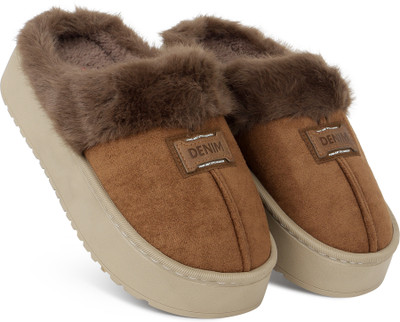 Cassiey Women Slippers(Brown , 5)
