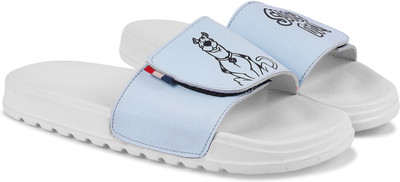 AMDRO Men Slides(Blue , 8)