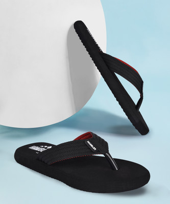 Hambler Men EXTRA SOFT slippers. Lightweight. Durable. Daily use. Dr care orthopaedic. Flip Flops(Black , 9)