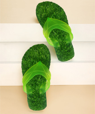 MAXOUT Men Flip Flops(Green , 10)