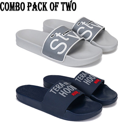 Earton Men Slides(Multicolor , 7)