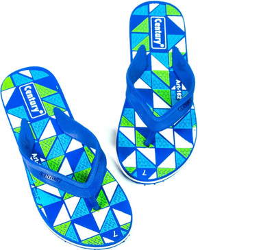 CENTURY Men Slippers(Blue , 9)