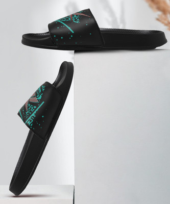 REEBOK Men Slides(Black , 6)