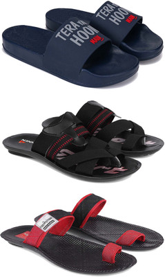 DRACKFOOT Men Slippers(Red , 8)