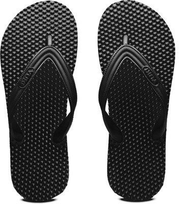 YUKI Men Unisex Slippers | Hawai Chappal comfortable & Ultra-Light Non-Slip Thong Slippers(Black , 10)