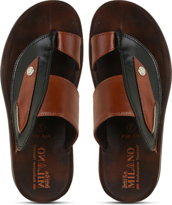 action Men Slippers(Tan , 7)