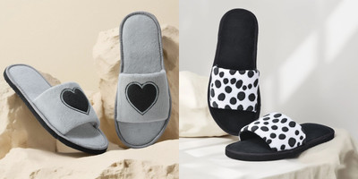 Y key Women Flip Flops(Black, Grey , 7)