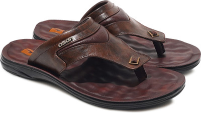 asian Men Slippers(Brown , 6)