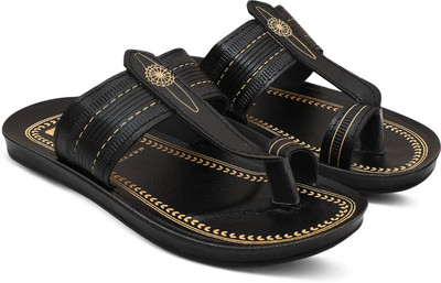 Trendmode Men Slippers(Black , 9)