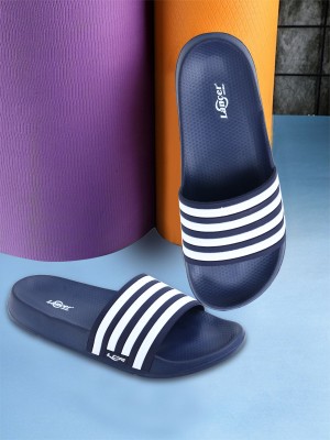 LANCER Men Slides(Blue , 8)