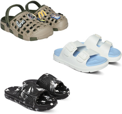 Acorn Men Slides(Multicolor , 9)