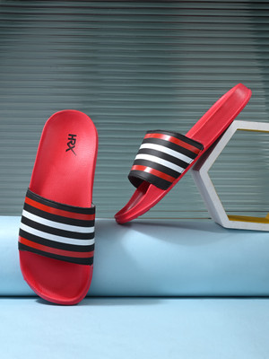 HRX by Hrithik Roshan Men Slides(Red , 8)