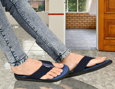 DR STTEP Men Orthopedic Slippers for Men Comfort Fit Soft Cushion Lightweight Slippers(Blue , 7)