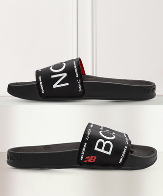 New Balance Men Slippers(Black , 4)
