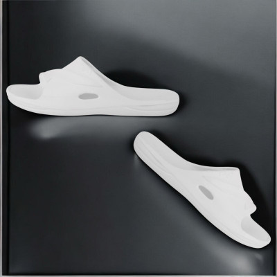 ASRON Men Slides(White , 7)