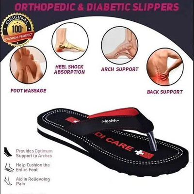 Sale YUG Women Flip Flops(Red, Black , 7)