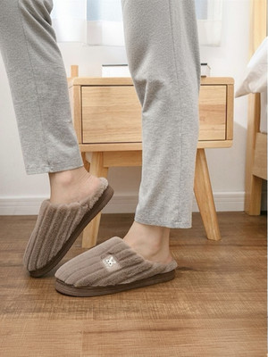 shoptegic Women Slides(Brown , 10)