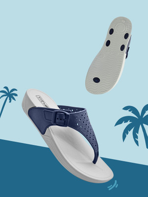 TRV Women EVA Ultralightweight All Season Slipper for Women Flip Flops Flip Flops(Blue , 7)