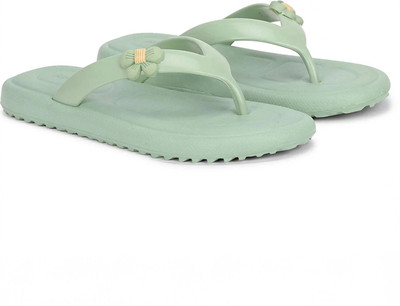 Aqualite Women Slippers(Green , 7)