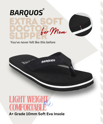 Ziesha Men Flip Flops(Black , 9)