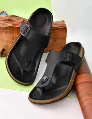 broniq Men Sandals(Black , 9)