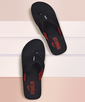 Hambler Men Mens extra soft&stylish lightweight & Durable flipflops Trending indoor,outdoor Slippers(Black 10)