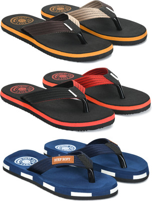 Stepsoft Men Slippers(Multicolor , 6)