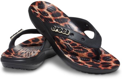 CROCS Men Flip Flops(Black , 7)