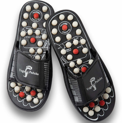 OUOU Men Slides(Black , 10)