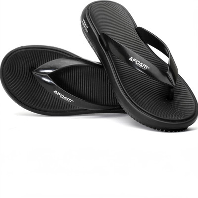 PICAASO Women Slippers(Black , 5)