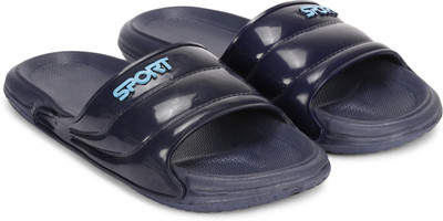 Genial Men Slides(Black , 8)