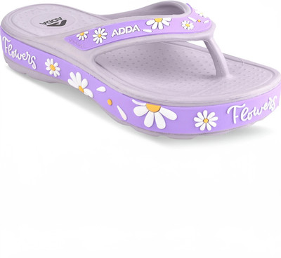 Adda Women Slippers(Purple , 6)