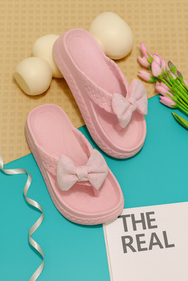 FOAMTEK Women Slippers(Pink , 6)