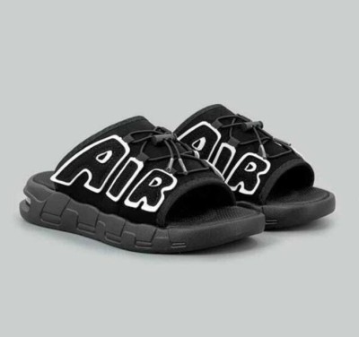 ARBIA FUNKI Men Slides(Black , 7)