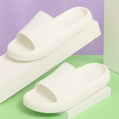 Aloveswalk Men Slides(White , 9)