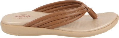 MEDIFEET Women Slippers(Tan , 7)