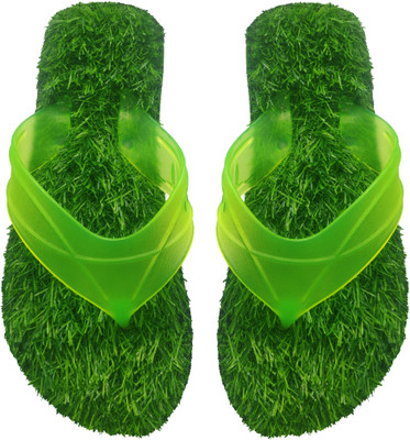 MAXOUT Men Flip Flops(Green , 10)