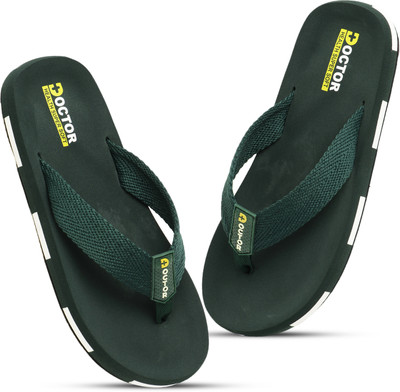 Doctor Health Super Soft Men Slippers(Green , 7)