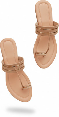 CM TRADERS Women Flip Flops(Pink , 5)