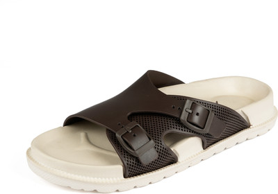 ABJ Fashion Men Slides(Brown , 6)