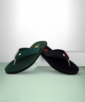 Vokline Men Mens Comfortable Trending And Stylish Slipper And Flipflop (Pack Of 2) Slippers(Multicolor , 8)