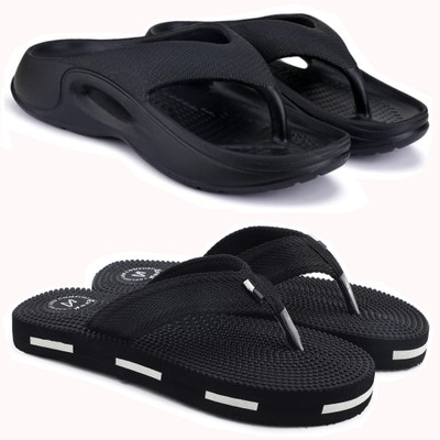 EVOK Men Slippers(Multicolor , 7)