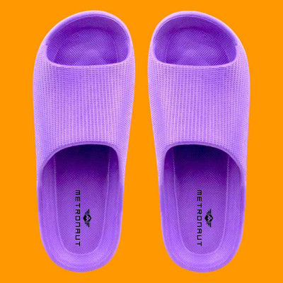 M7 By Metronaut Women Slides(Purple , 6)