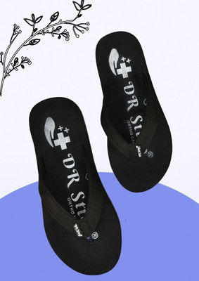 DR STTEP Men Ortho Care Diabetic Orthopaedic Comfort Dr Slippers For Men's and Boy's Slippers(Black , 8)