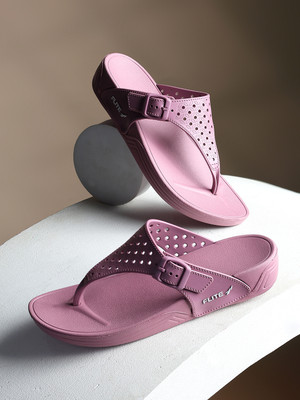 FLITE Women Slippers(Purple , 6)
