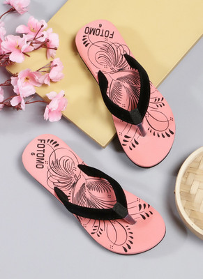 FOTOMO Women Womens Comfortable Trending Stylish Soft orthopedic doctor slipper Slippers(Pink , 6)